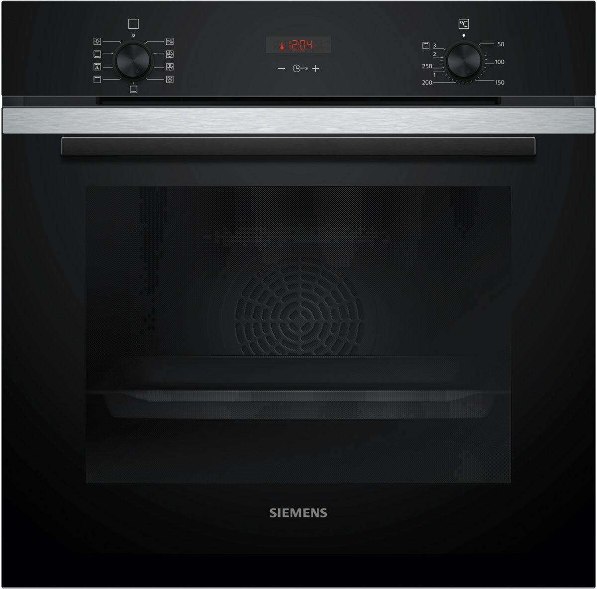 Four Siemens HB234AES3C — Four encastrable, Acier inox, 3D hotAir, humidClean, fastPreheat