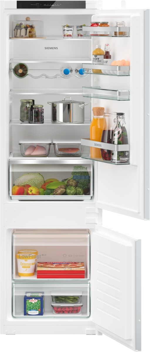Réfrigérateur-congélateur Siemens KI87VVSE0 — Réfrigérateur-congélateur intégrable, congélation en bas, lowFrost, hyperFresh