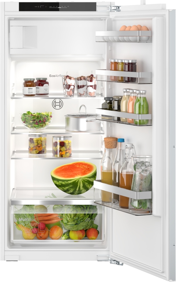 Réfrigérateur Bosch KIL422FE0H — Réfrigérateur intégrable avec compartiment congélation ****, Multi Box XXL