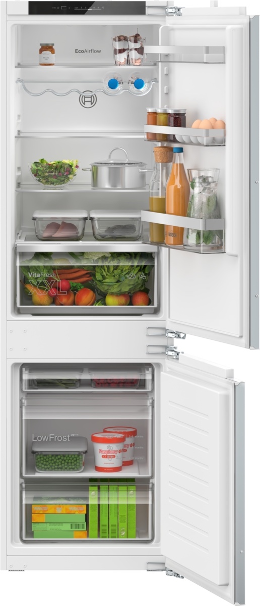 Réfrigérateur-congélateur Bosch KIV86VFE1 — Réfrigérateur-congélateur intégrable, congélation en bas, VitaFresh XXL, LowFrost