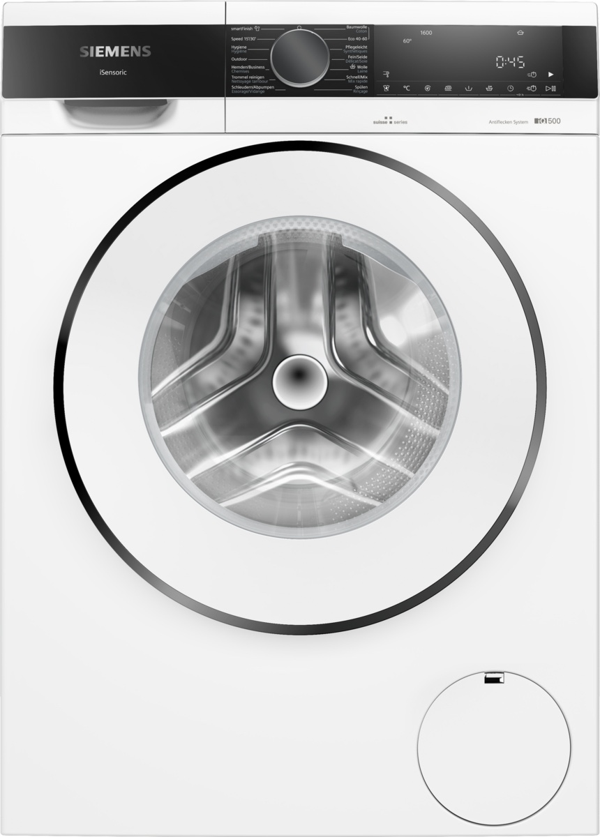 Lave-linge Siemens WG46G2ZWCH — Lave-linge pose libre, chargement frontal, 9 kg, 1600 tr/min, speedPack L